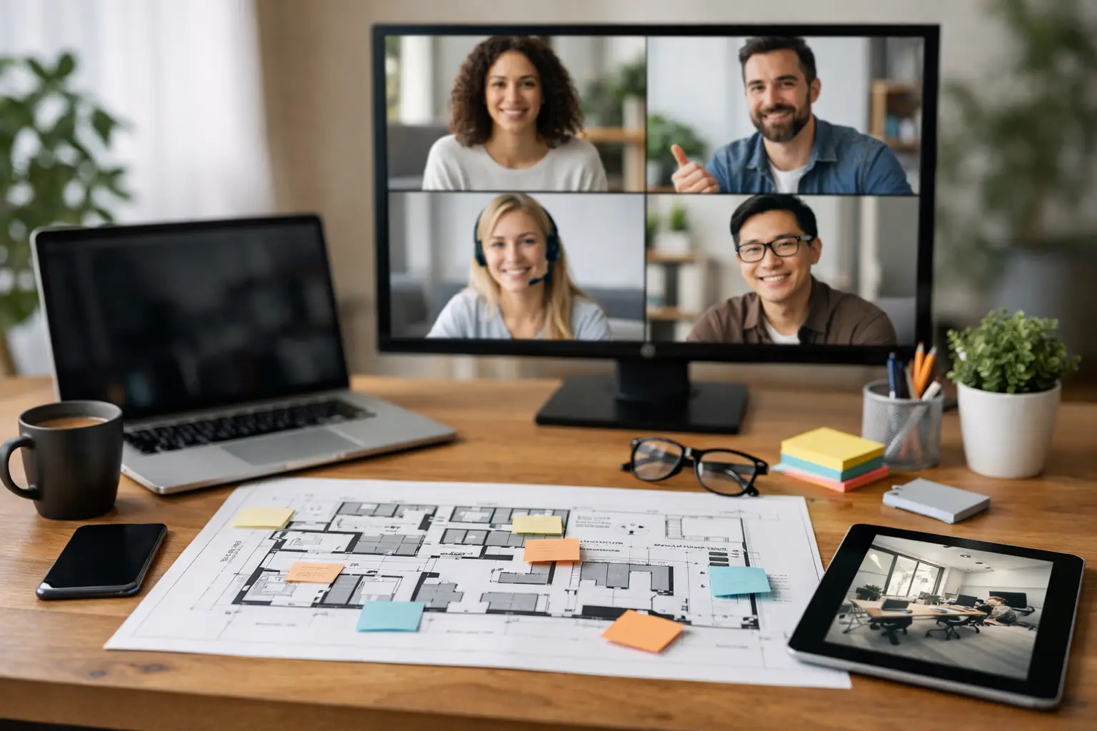 Arbeitsplatz für Remote Teams richtig planen