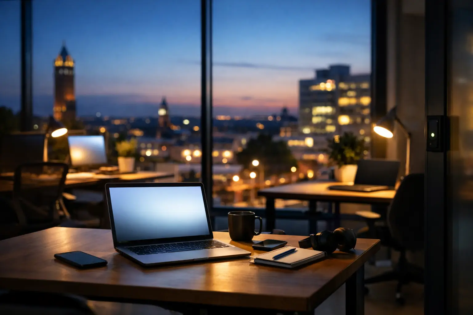 Arbeitsplatz mit 24/7 Zugang in Darmstadt
