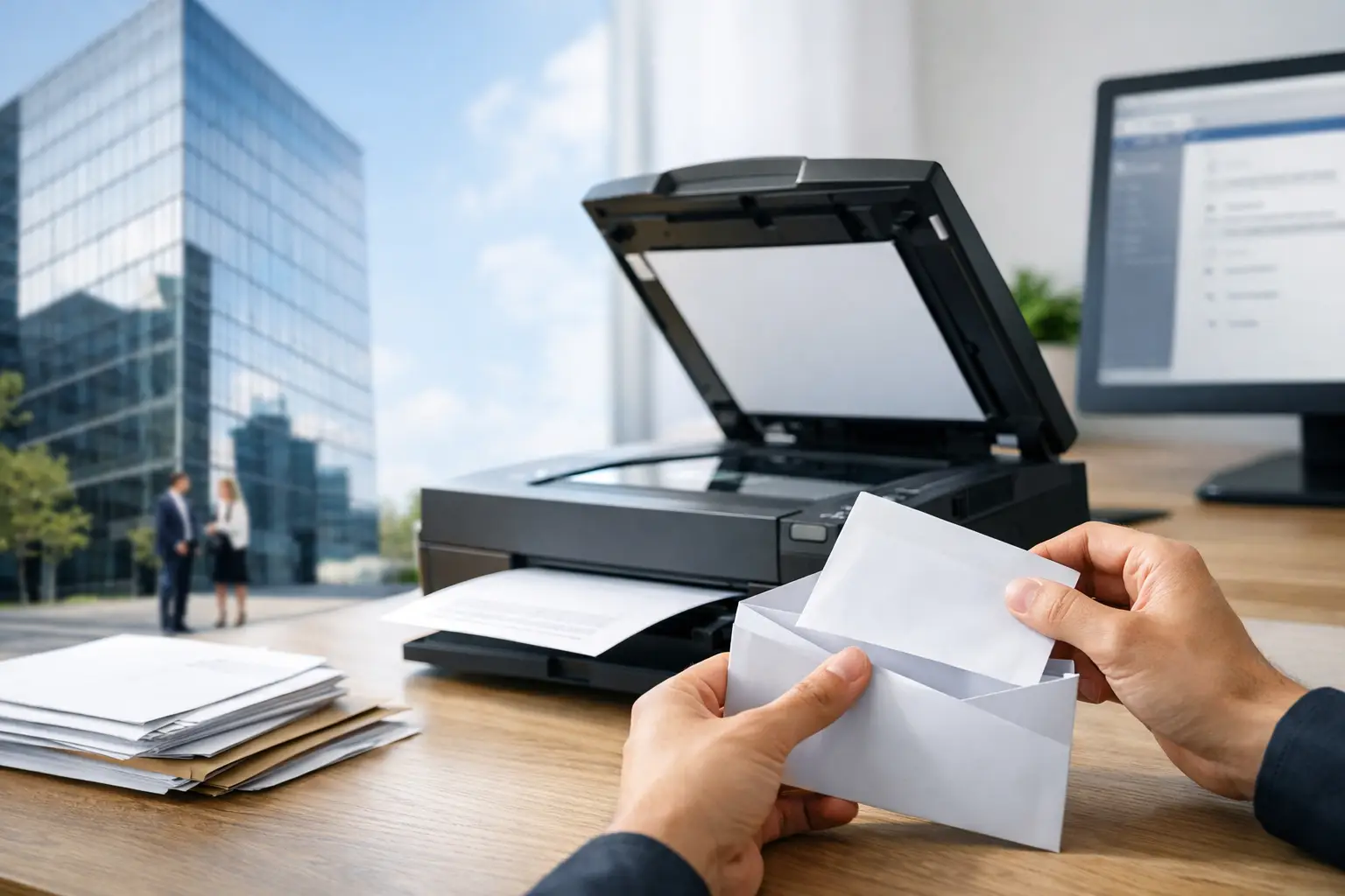 Geschäftsadresse mit Scanservice erklärt
