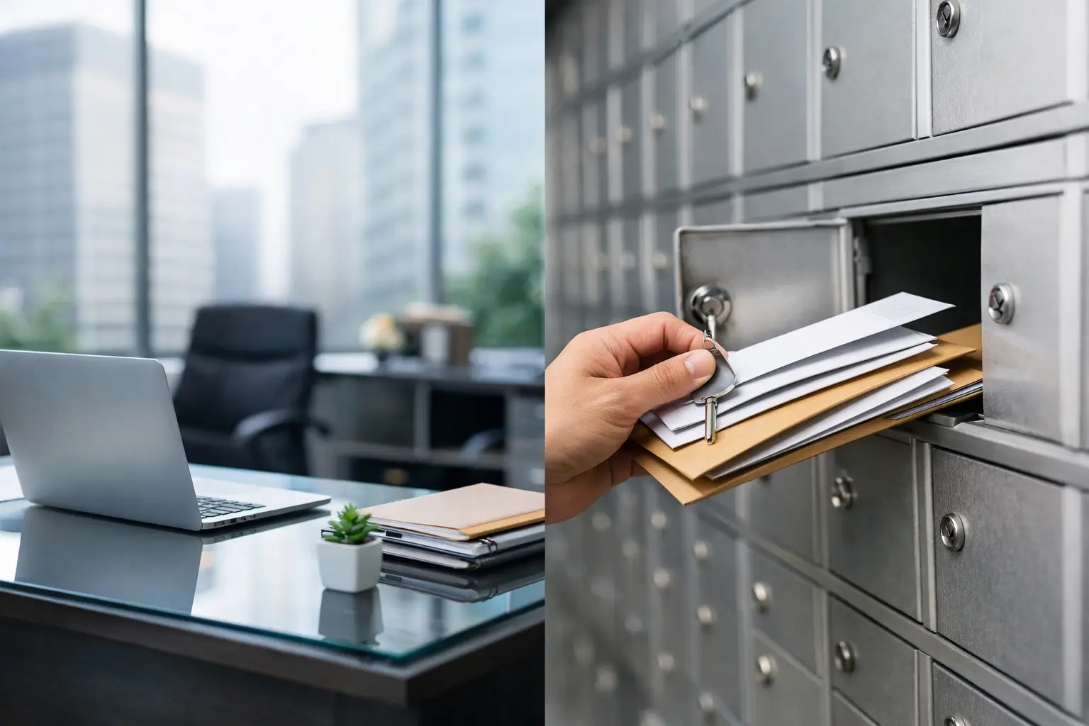Geschäftsadresse oder Postfach - Unterschied