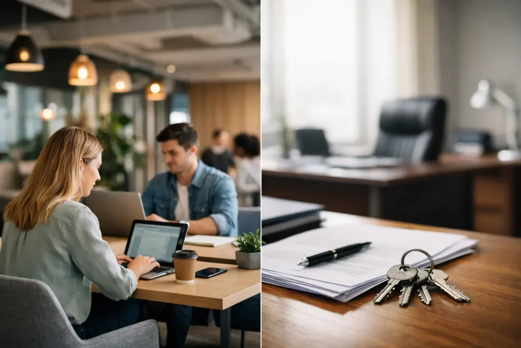Flexbüro versus klassischer Mietvertrag