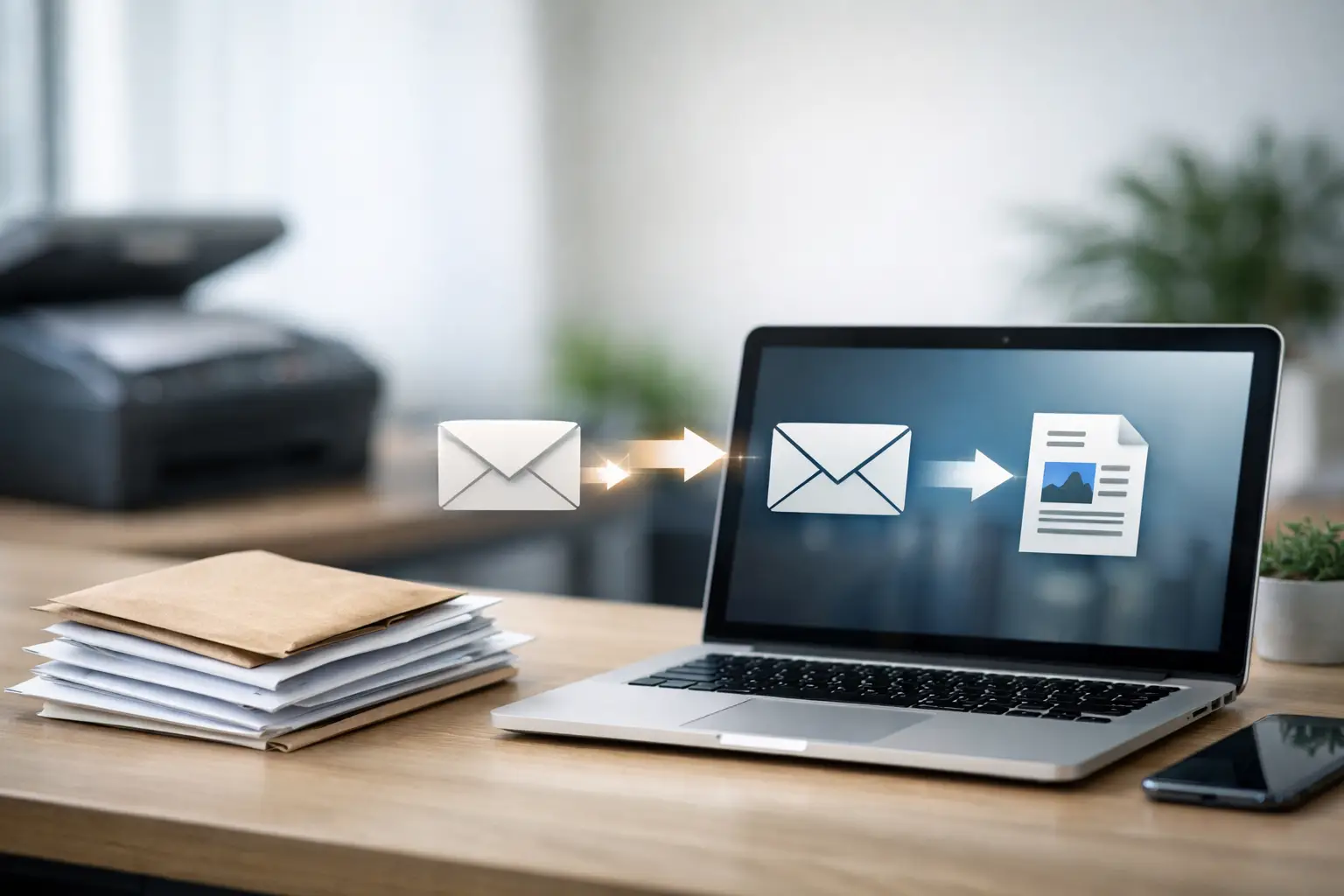 Wie funktioniert digitale Postweiterleitung?