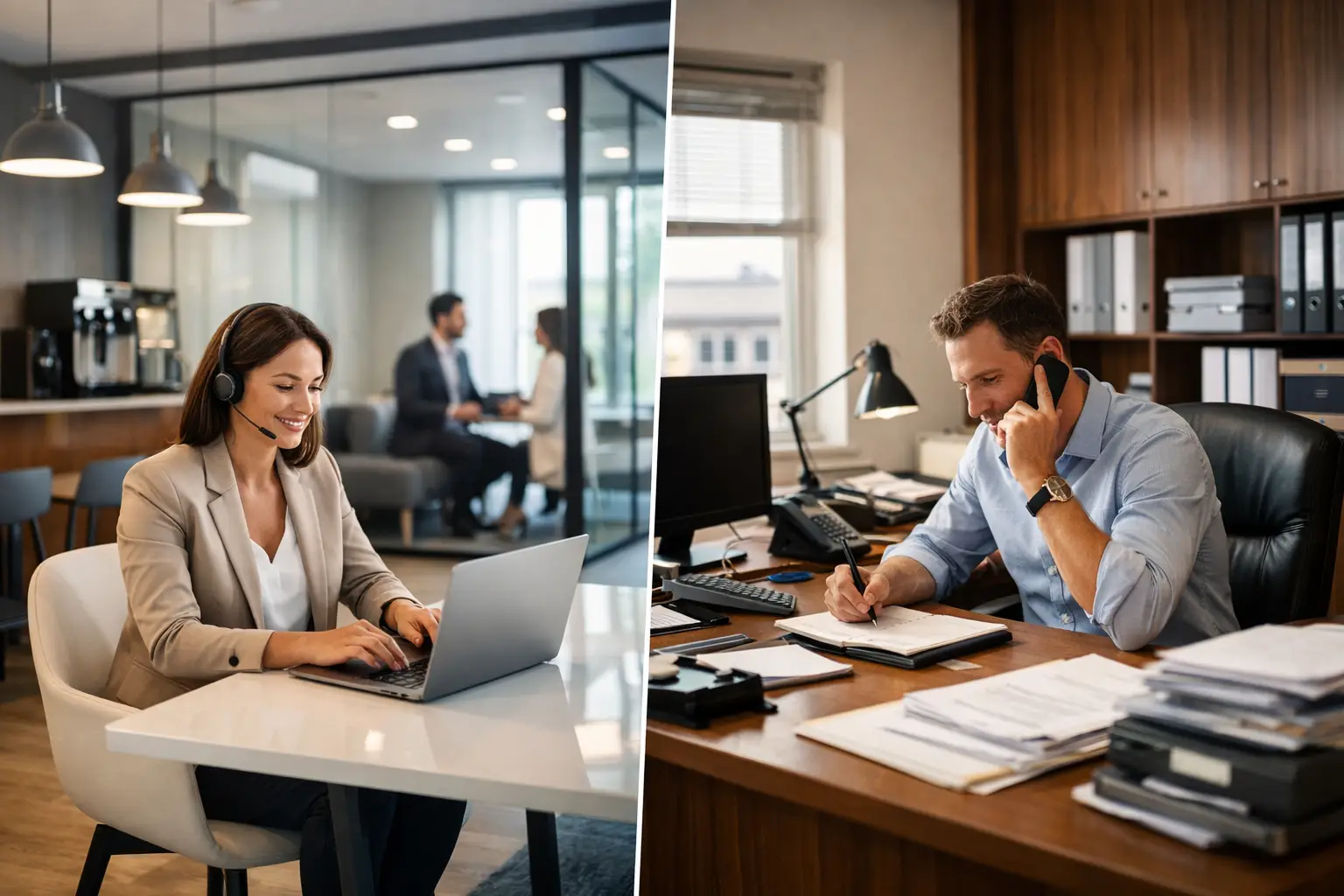 Serviced Office vs. traditionelle Büromiete