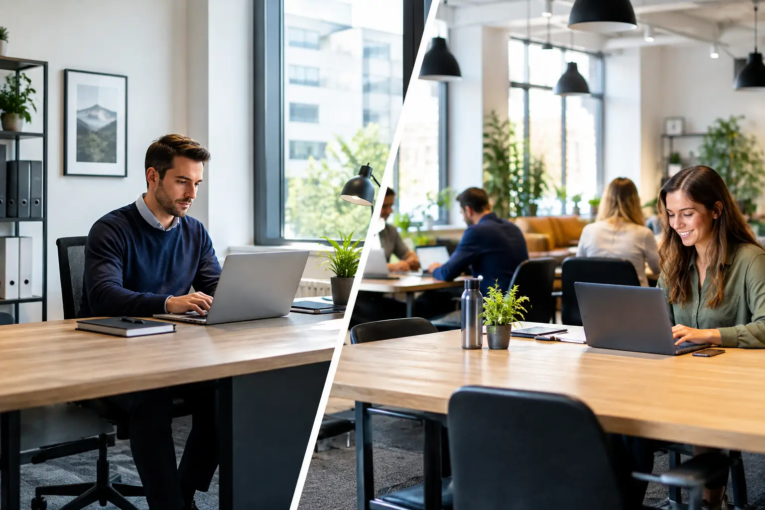 Einzelbüro oder Coworking wählen - was passt?