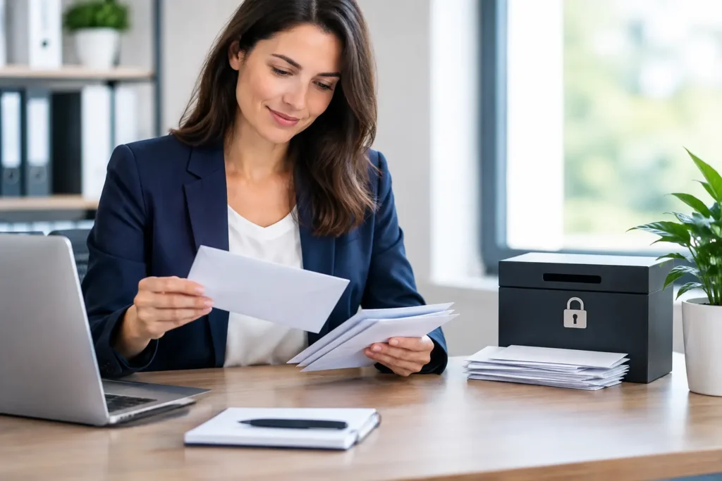 Geschäftspost professionell und sicher verwalten
